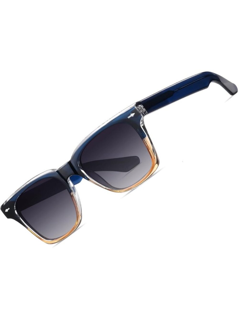 Trendy 90s Chunky Square Polarized Sunglasses for Men - UV400 Protection